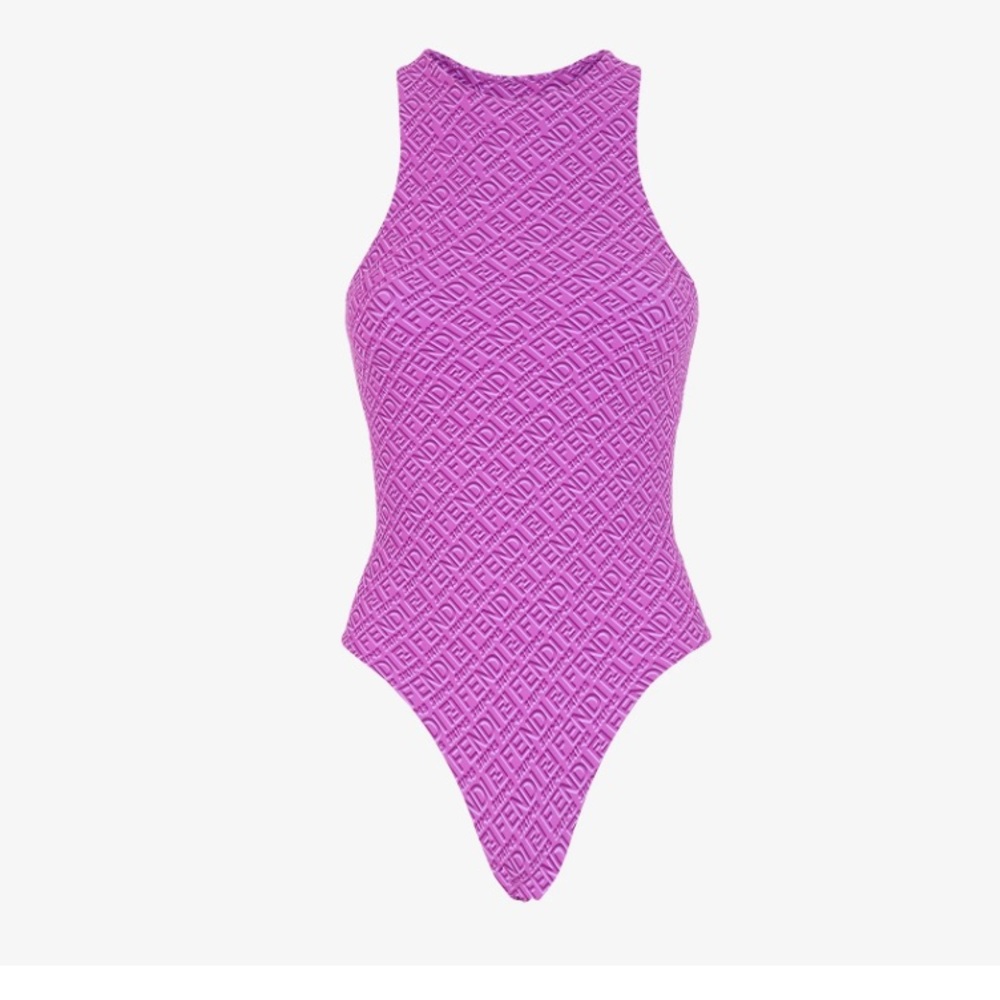 Fendi x Skims High Neck Colorado Bodysuit